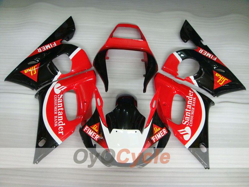 Kit carenatura a iniezione per YZF-R6 anni 98-02 - Rosso, Nero - Santander #OYO87901022 Immagine secondaria del prodotto