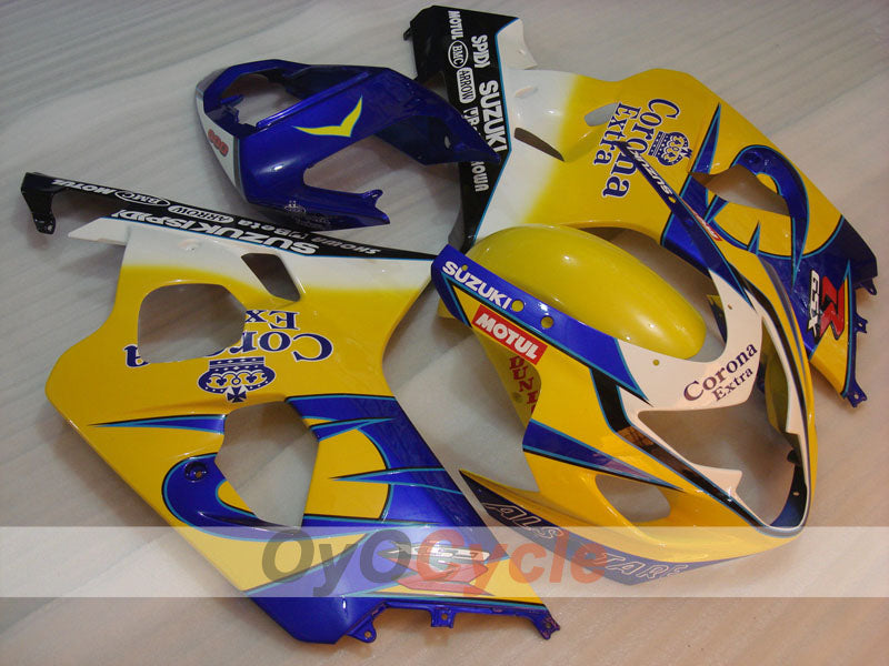 Carenatura a iniezione per GSX R750 04-05 - Giallo, Blu - Corona #OYO87901240 Immagine secondaria del prodotto