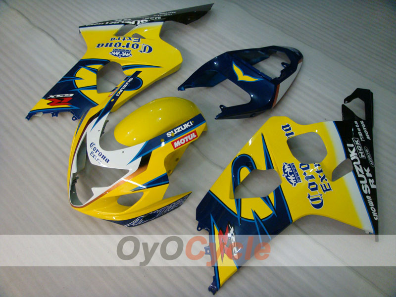 Carenatura a iniezione per GSX R750 anni 04-05 - Giallo, Nero - Corona #OYO87901244 Immagine secondaria del prodotto