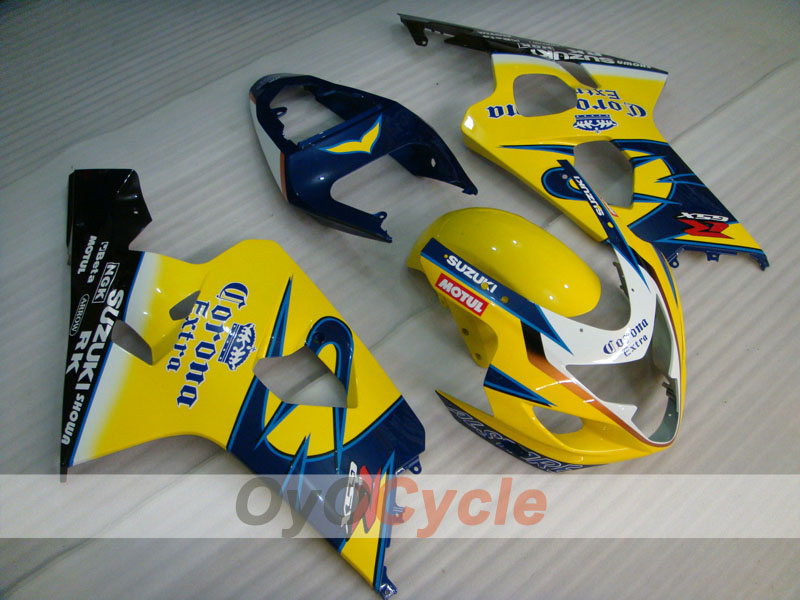 Carenatura a iniezione per GSX R750 anni 04-05 - Giallo, Nero - Corona #OYO87901244 Immagine principale del prodotto