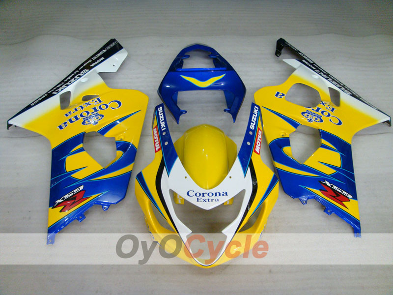 Kit carene stampate a iniezione per GSXR600 04-05 - Giallo, Blu - Corona, MOTUL #OYO87901167 Immagine secondaria del prodotto