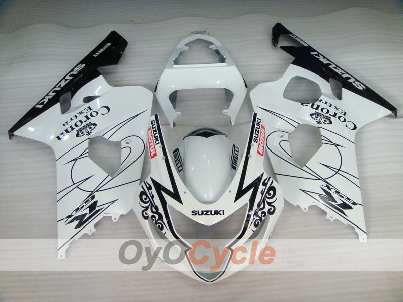 Carenatura a iniezione per GSX R750 anni 04-05 - Bianco, Nero - Corona #OYO87901245 Immagine secondaria del prodotto
