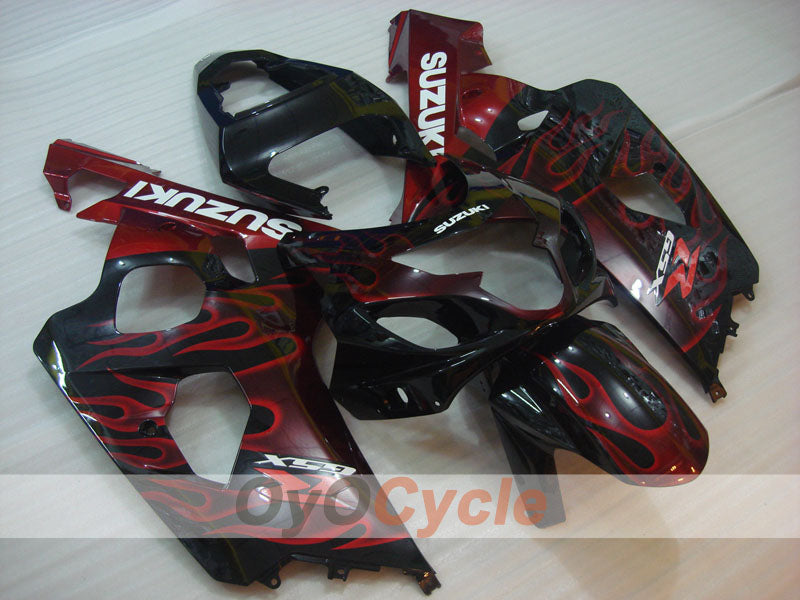 Kit carene a iniezione per GSX R750 anni 04-05 - Rosso, Nero - Fiamma #OYO87901252 Immagine principale del prodotto