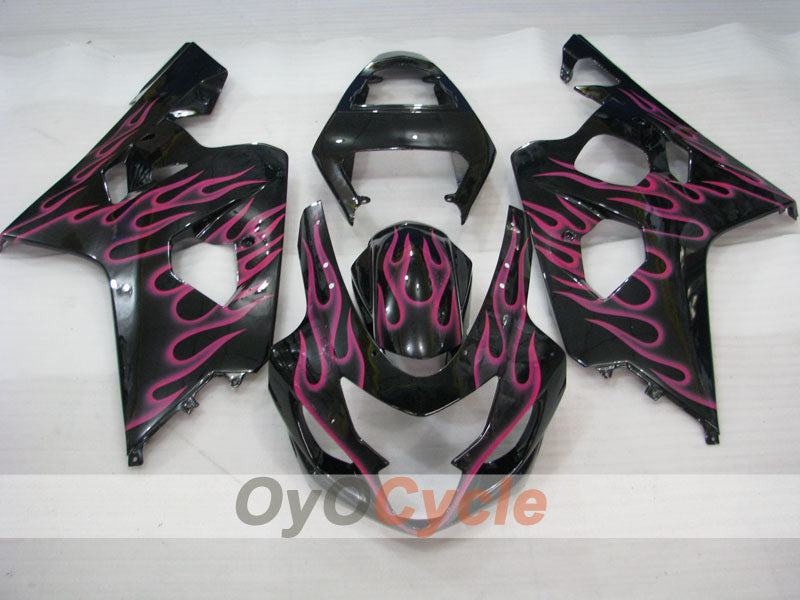 Kit carene a iniezione per GSXR600 04-05 - Rosso, Nero - Fiamma #OYO87901188 Immagine secondaria del prodotto
