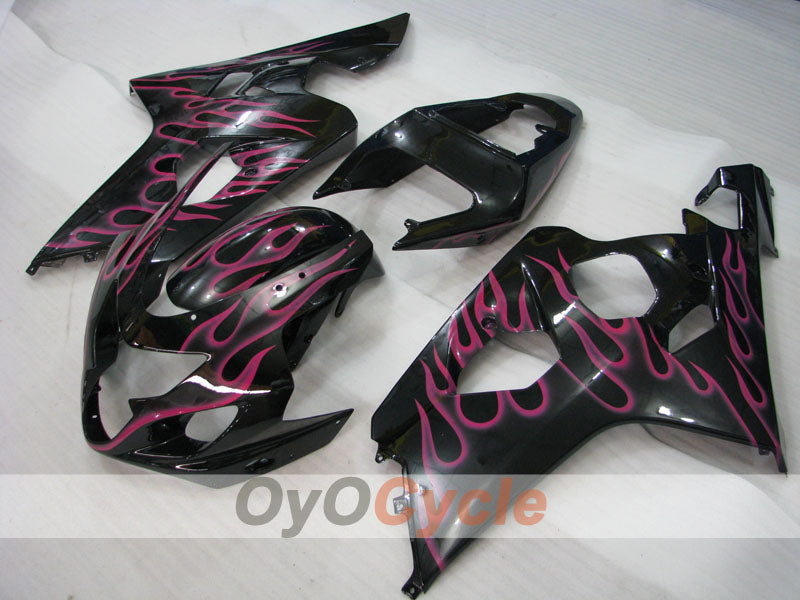 Kit carene a iniezione per GSX R750 anni 04-05 - Nero, Rosa - Fiamma #OYO87901253 Immagine secondaria del prodotto