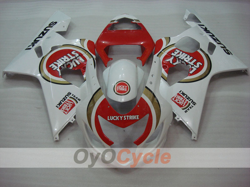 Kit carene a iniezione per GSX R750 04-05 - Rosso, Bianco - Lucky Strike #OYO87901259 Immagine secondaria del prodotto