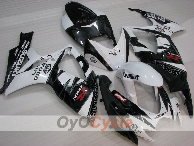 Kit Carene a Iniezione per GSX R750 06-07 - Bianco, Nero - Corona #OYO87901265 Immagine principale del prodotto