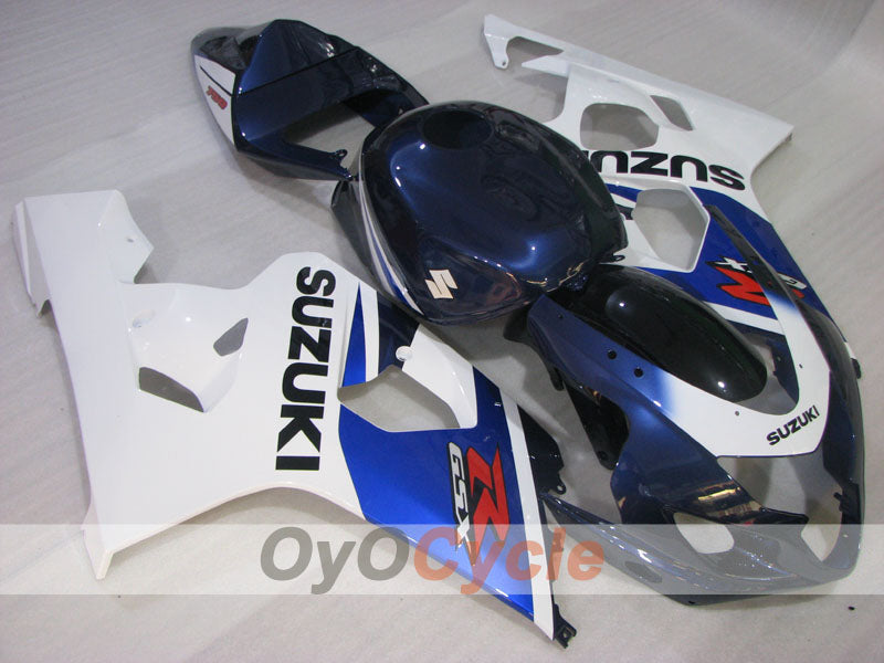 Kit carene a iniezione per GSXR600 04-05 - Bianco, Nero - Stile di fabbrica #OYO87901356 Immagine principale del prodotto