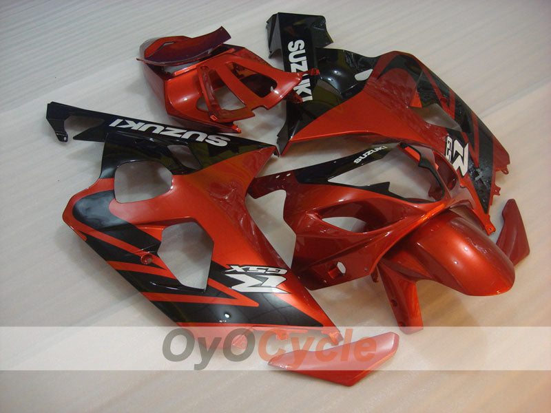 Kit carene a iniezione per GSX R750 anni 04-05 - Arancione, Nero - Stile di fabbrica #OYO87901180 Immagine principale del prodotto
