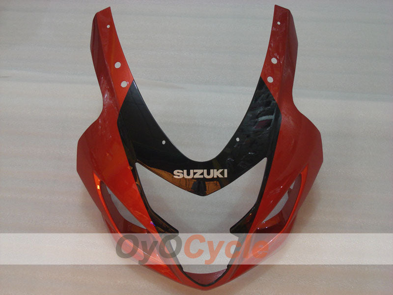Kit carene a iniezione per GSX R750 anni 04-05 - Arancione, Nero - Stile di fabbrica #OYO87901180