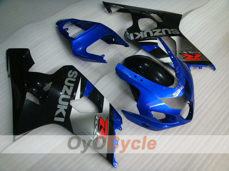 Kit carene a iniezione per GSXR600 04-05 - Blu, Nero - Stile di fabbrica #OYO87901359 Immagine principale del prodotto
