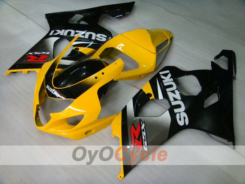 Kit carene a iniezione per GSXR600 04-05 - Giallo, Nero - Stile di fabbrica #OYO87901369 Immagine principale del prodotto