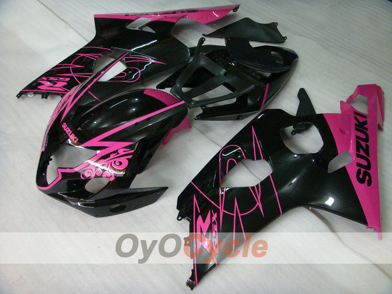 Kit carenatura a iniezione per GSXR600 04-05 - Nero, Rosa - Stile fabbrica #OYO87901371 Immagine secondaria del prodotto