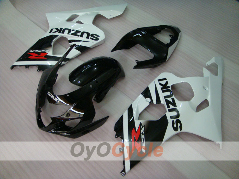Kit carene a iniezione per GSX R750 04-05 - Bianco, Nero - Stile di fabbrica #OYO87901201 Immagine secondaria del prodotto