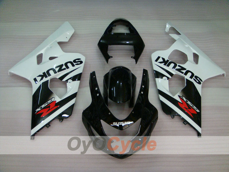 Kit carenatura a iniezione per GSXR600 04-05 - Bianco, Nero - Stile di fabbrica #OYO87901374 Immagine secondaria del prodotto