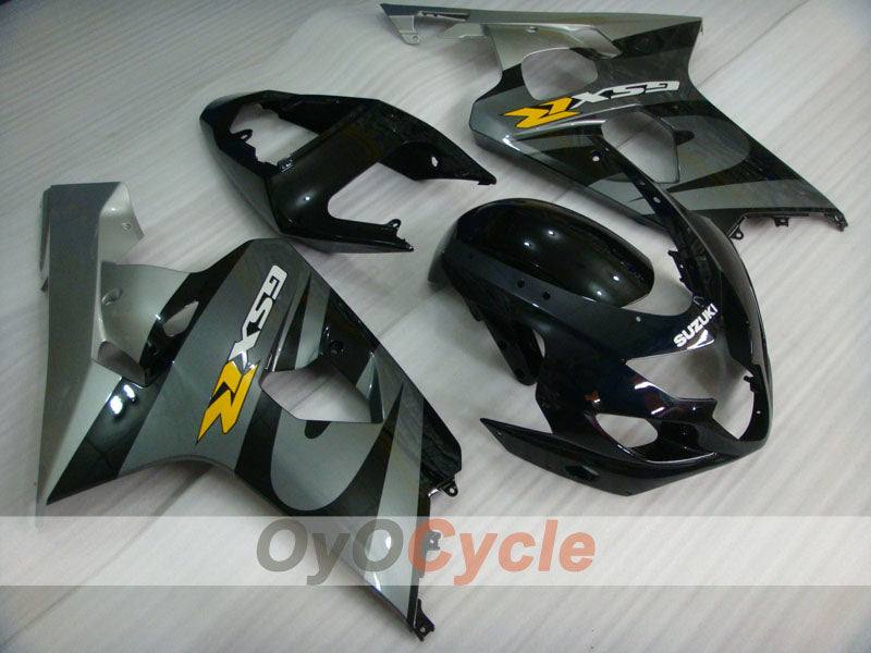 Kit carene a iniezione per GSX R750 anni 04-05 - Nero, Argento - Stile di Fabbrica #OYO87901216 Immagine principale del prodotto