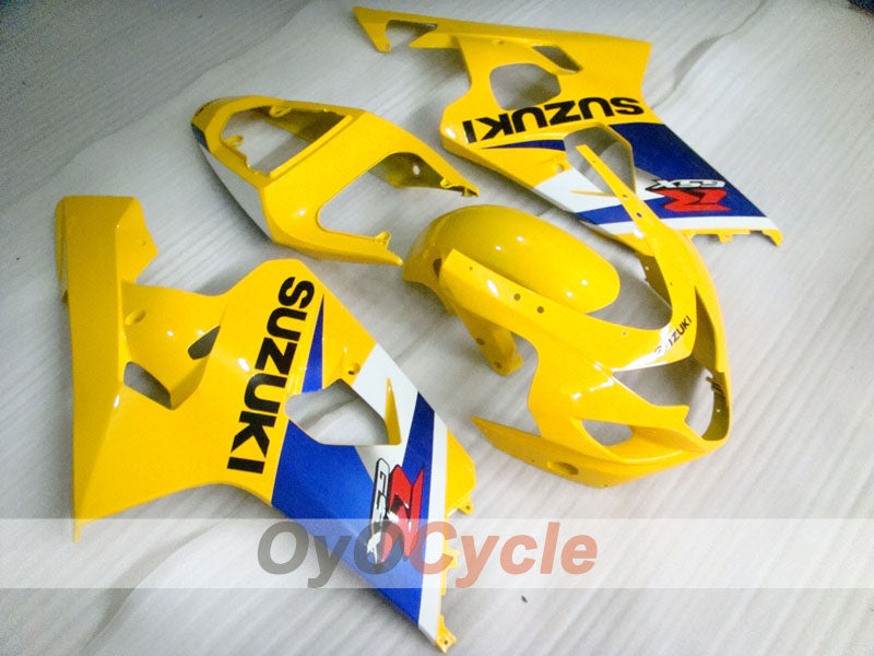 Kit carene a iniezione per GSXR600 04-05 - Giallo, Blu - Stile di fabbrica #OYO87901391 Immagine principale del prodotto