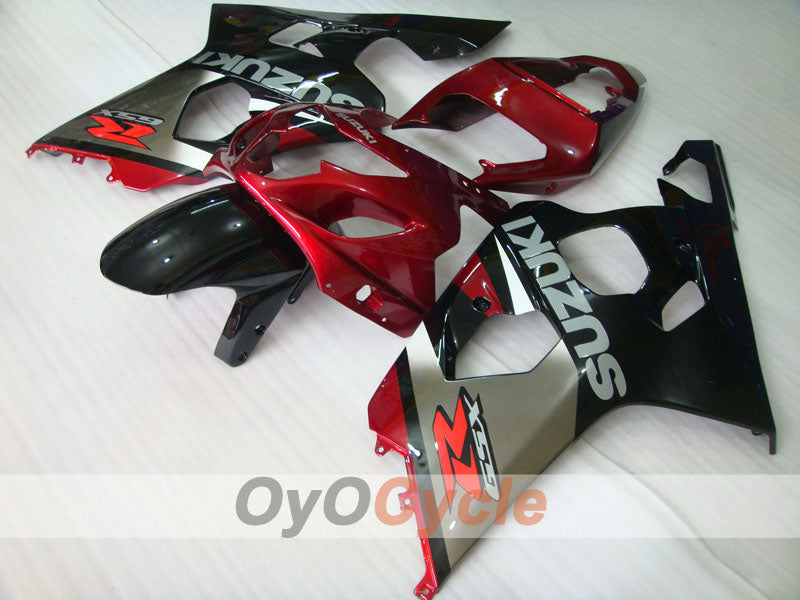 Carenatura a iniezione per GSXR600 04-05 - Rosso, Nero - Stile di fabbrica #OYO87901392 Immagine secondaria del prodotto