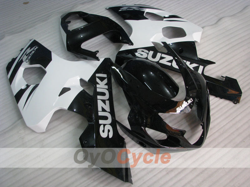Kit carene a iniezione per GSXR600 04-05 - Bianco, Nero - Stile di fabbrica #OYO87901395 Immagine principale del prodotto