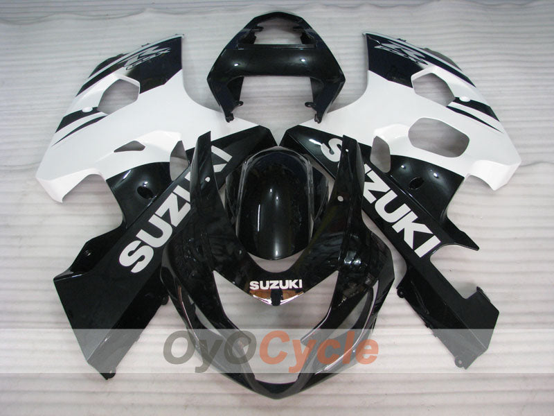 Kit carene a iniezione per GSXR600 04-05 - Bianco, Nero - Stile di fabbrica #OYO87901395 Immagine secondaria del prodotto