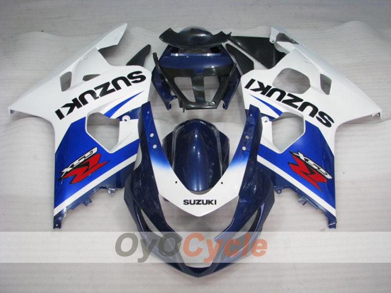 Kit carene stampate a iniezione per GSXR600 04-05 - Blu, Bianco - Stile originale #OYO87901406 Immagine secondaria del prodotto