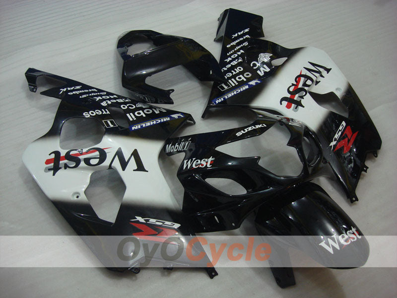 Carene a iniezione per GSX R750 04-05 - Bianco, Nero - West #OYO87901235 Immagine principale del prodotto