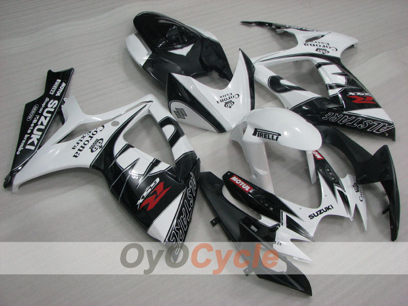 Carene a iniezione per GSX R600 06-07 - Bianco, Nero - Corona, MOTUL #OYO87901434 Immagine principale del prodotto