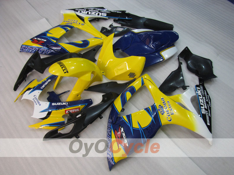 Kit carene a iniezione per GSX R750 06-07 - Giallo, Blu - Corona #OYO87901266 Immagine secondaria del prodotto