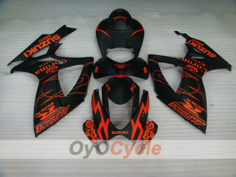 Kit carene a iniezione per GSX R750 anni 06-07 - Arancione, Nero - Corona #OYO87901267 Immagine secondaria del prodotto