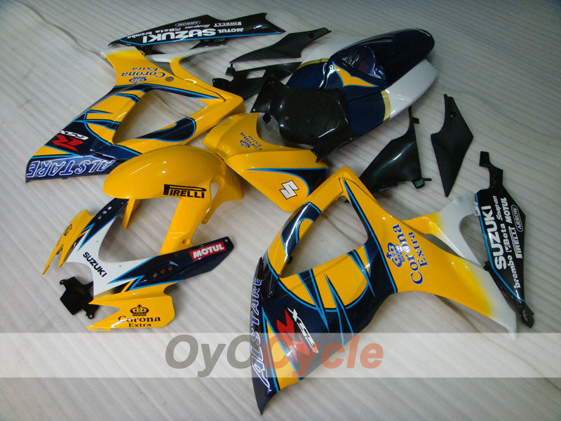 Kit Carene a Iniezione per GSX R600 06-07 - Giallo, Nero - Corona, MOTUL #OYO87901437 Immagine principale del prodotto