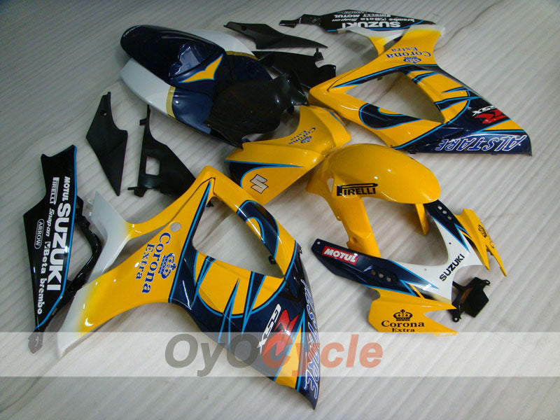 Carena a iniezione per GSX R750 06-07 - Giallo, Nero - Corona #OYO87901268 Immagine principale del prodotto
