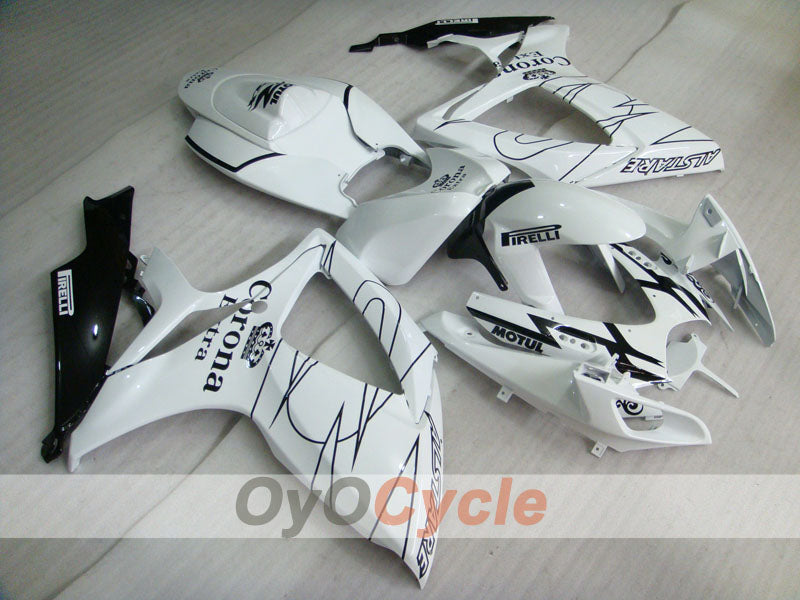 Kit carene a iniezione per GSX R750 06-07 - Bianco, Nero - Corona #OYO87901269 Immagine secondaria del prodotto