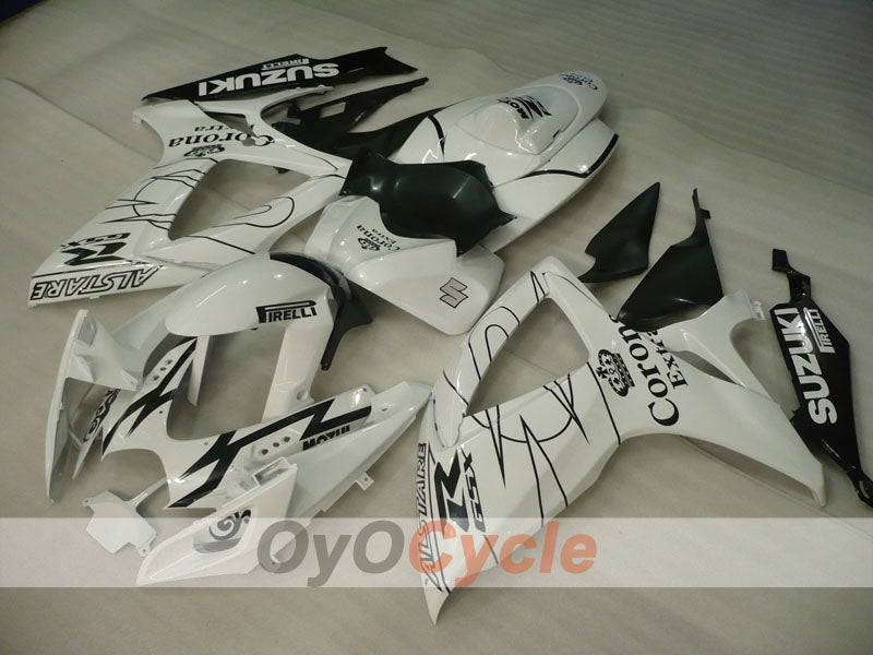 Carene a iniezione per GSX R750 06-07 - Bianco, Nero - Corona #OYO87901272 Immagine principale del prodotto