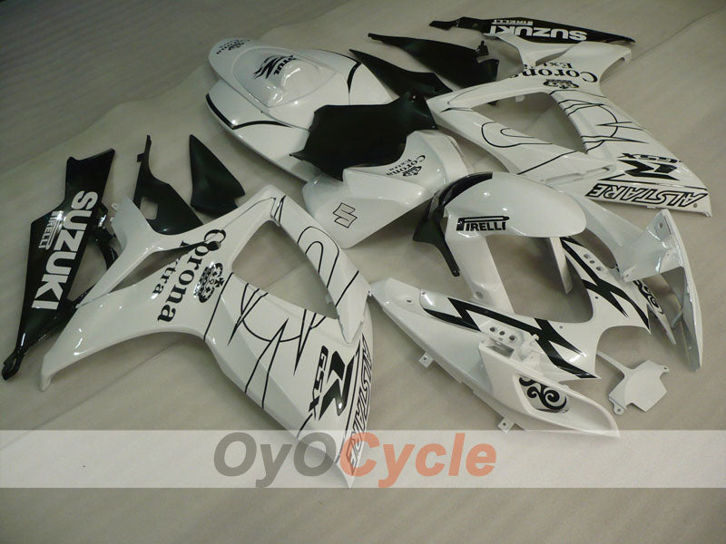 Carene a iniezione per GSX R750 06-07 - Bianco, Nero - Corona #OYO87901272 Immagine secondaria del prodotto