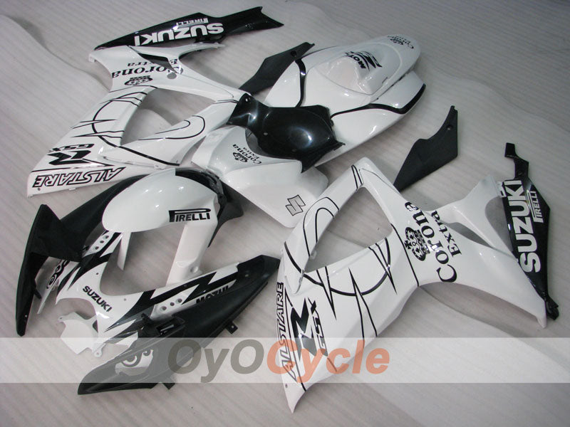 Kit carene a iniezione per GSX R750 06-07 - Bianco, Nero - Corona #OYO87901273 Immagine secondaria del prodotto