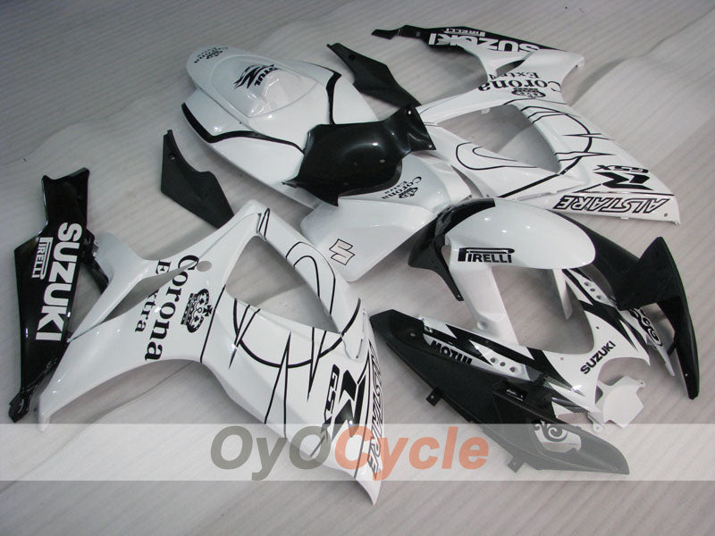 Kit carene a iniezione per GSX R750 06-07 - Bianco, Nero - Corona #OYO87901273 Immagine principale del prodotto