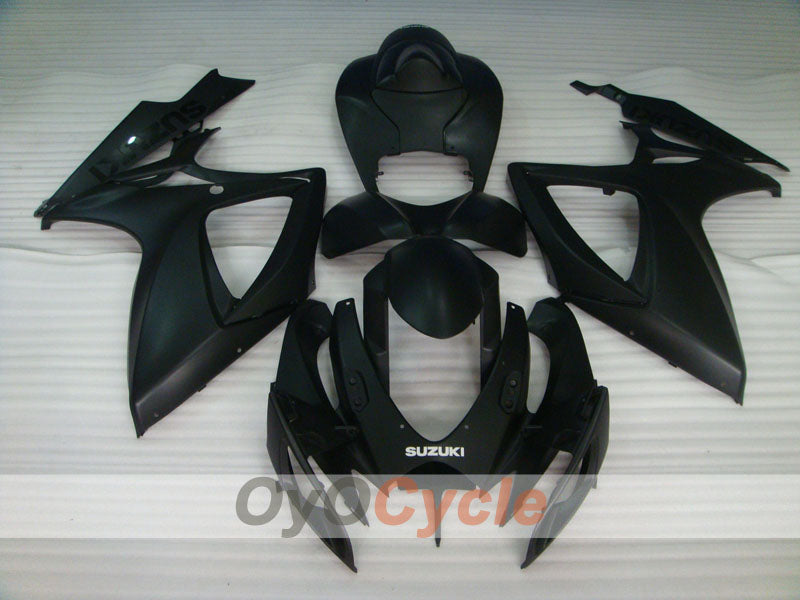 Kit carene a iniezione per GSX R750 anni 06-07 - Nero, Opaco - Stile originale #OYO87901283 Immagine secondaria del prodotto