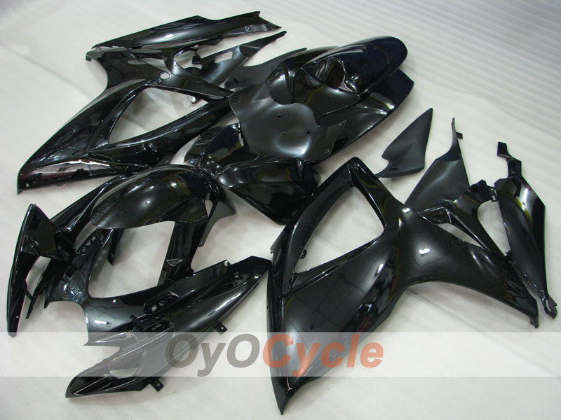 Kit carenatura a iniezione per GSX R600 06-07 - Nero - Stile di fabbrica #OYO87901492 Immagine secondaria del prodotto