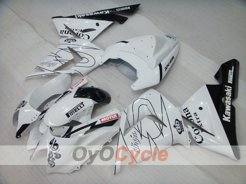 Kit carene a iniezione per NINJA ZX-10R 04-05 - Bianco, Nero - Corona #OYO87901494 Immagine secondaria del prodotto