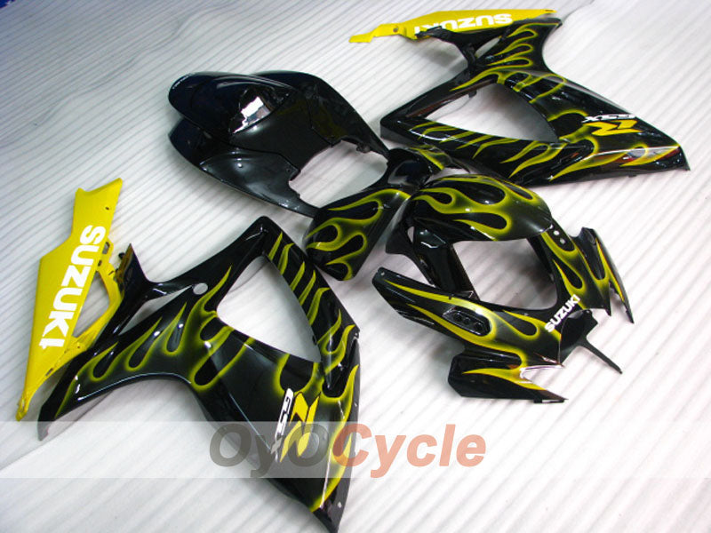 Kit Carene a Iniezione per GSX R600 06-07 - Giallo, Nero - Fiamma #OYO87901504 Immagine principale del prodotto