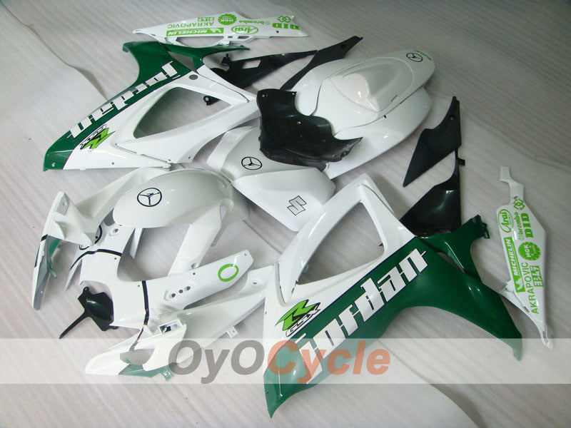 Kit carene a iniezione per GSX R750 06-07 - Verde, Bianco - Jordan #OYO87901303 Immagine secondaria del prodotto