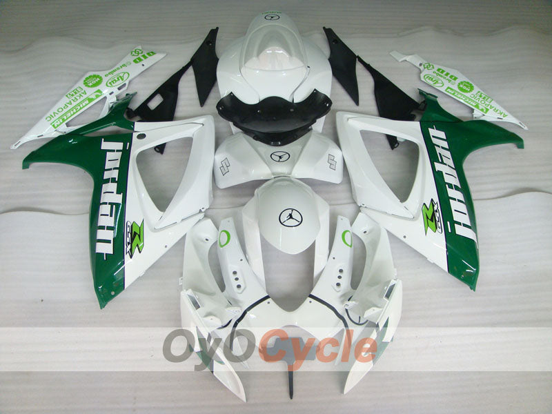 Carene a iniezione per GSX R600 06-07 - Verde, Bianco - Jordan #OYO87901508 Immagine secondaria del prodotto