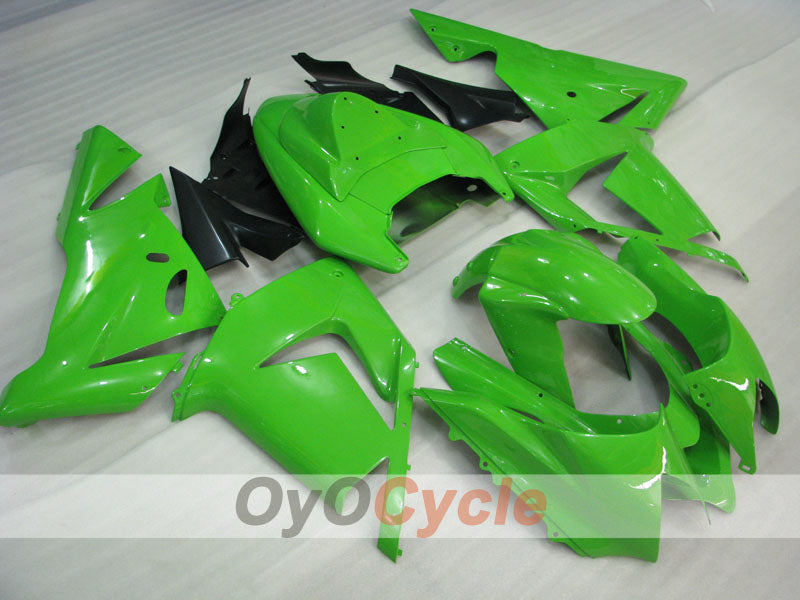 Kit carene a iniezione per NINJA ZX-10R 04-05 - Verde, Nero - Stile di fabbrica #OYO87901516 Immagine principale del prodotto