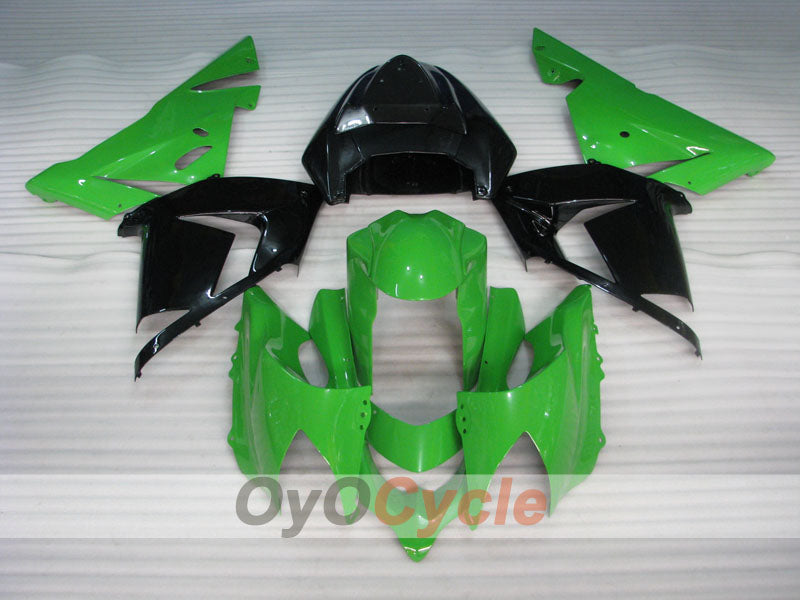 Kit carene a iniezione per NINJA ZX-10R 04-05 - Verde, Nero - Stile di fabbrica #OYO87901518 Immagine secondaria del prodotto