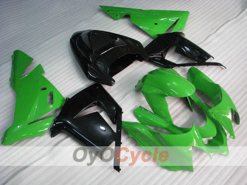 Kit carene a iniezione per NINJA ZX-10R 04-05 - Verde, Nero - Stile di fabbrica #OYO87901518 Immagine principale del prodotto