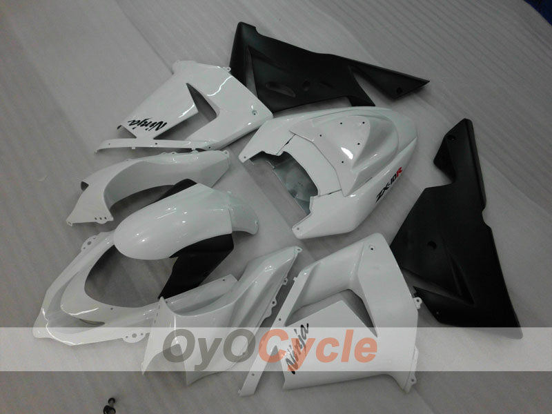 Kit carene a iniezione per NINJA ZX-10R 04-05 - Bianco, Nero - Stile di fabbrica #OYO87901522 Immagine principale del prodotto