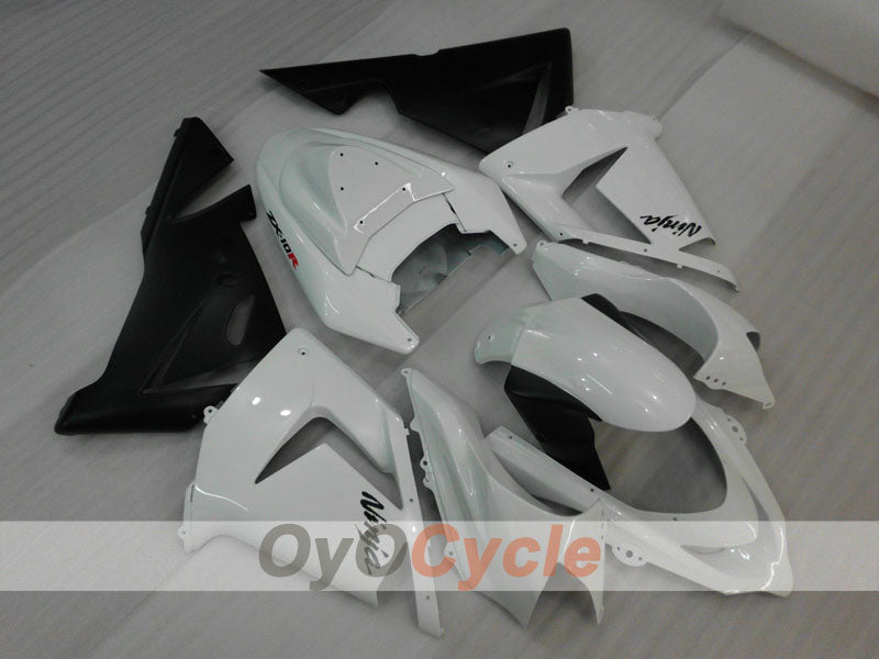 Kit carene a iniezione per NINJA ZX-10R 04-05 - Bianco, Nero - Stile di fabbrica #OYO87901522 Immagine secondaria del prodotto