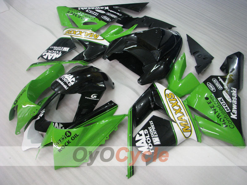 Kit carenatura a iniezione per NINJA ZX-10R 04-05 - Verde, Nero - MAXXIS #OYO87901543 Immagine secondaria del prodotto