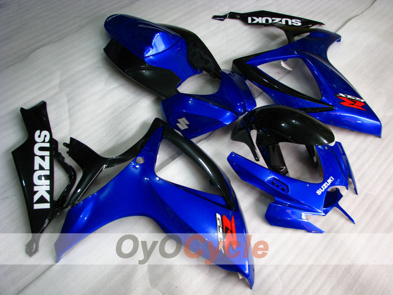 Kit carene a iniezione per GSX R600 06-07 - Blu, Nero - Stile di fabbrica #OYO87901558 Immagine principale del prodotto