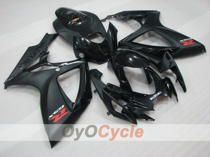 Kit carenatura a iniezione per GSX R750 06-07 - Nero, Opaco - Stile originale #OYO87901328 Immagine principale del prodotto